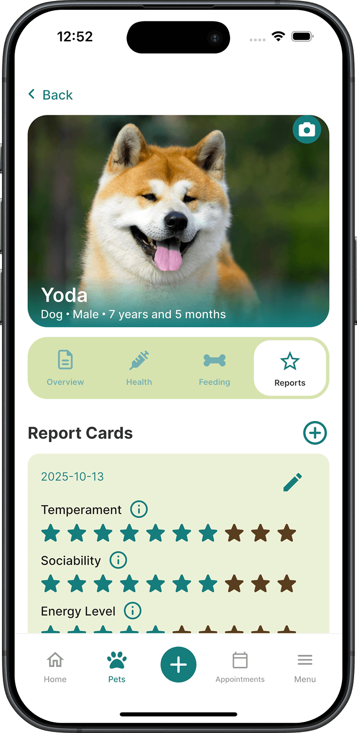 Gestão de Pets e Tutores